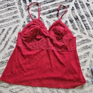 Red Lace Top